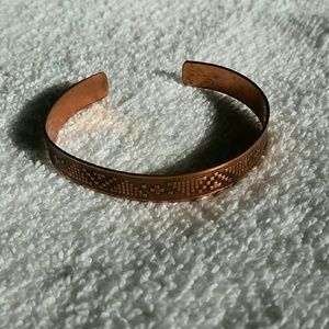 Aztec Copper Bangle